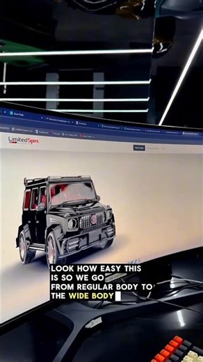 BUILD Your Own Custom MANSORY G Wagon directly through www.limitedspec.com #mansory #diy #shorts