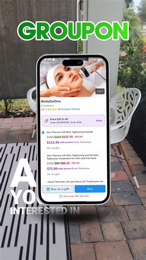 30K views · 19 reactions | That post-facial GLOW though! ✨ @chelsea_tries_stuff found this amazing thermal therapy facial at Body De-Zine for 50% off on Groupon!  Your next self-care steal?  Link in Bio for beauty deals! #Facial #Skincare #SelfCare #Groupon #groupondeals | Groupon | Facebook