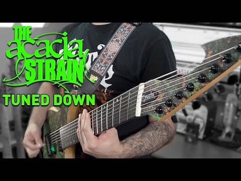 What If THE ACACIA STRAIN Tuned Down (8 String Guitar Riff Compilation)