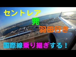 セントレアから羽田空港国際線へ乗り継ぎする！