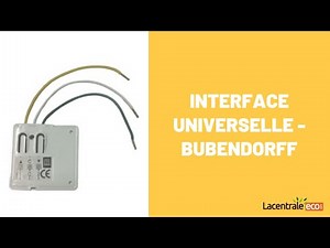 Interface universelle - Bubendorff - BUB-229018