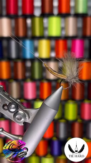 🪶 Extended Body Mayfly 🪶 Born from creativity and a touch of ingenuity, this mayfly comes to life with a foam-filled vinyl body made with special tool and hand-colored for depth, CDC wings for grace, and a neat hackle thorax to bring it all together in flight-like balance. Today’s tie carries something extra — it’s made in celebration of Ann Kitchener's birthday! 🌸 A true supporter of TieHard — her kindness and encouragement helped shape this journey in a special way. Without Ann, TieHard wou