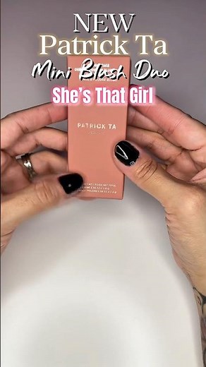 NEW 🩷 Patrick Ta She’s That Girl Mini Blush Duo 💕 Swatches