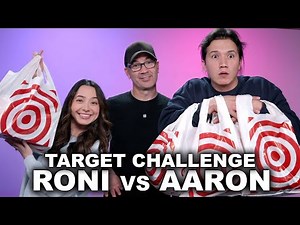 Who Knows Me Best! Roni vs Aaron Target Challenge!!!