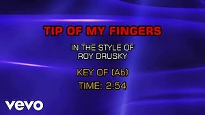 TIP OF MY FINGERS Lyrics - ROY DRUSKY | eLyrics.net