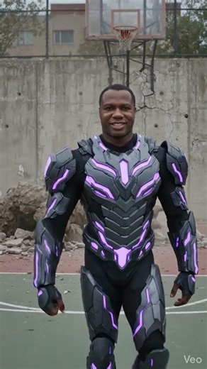 Black man destroys monster on basketball court!