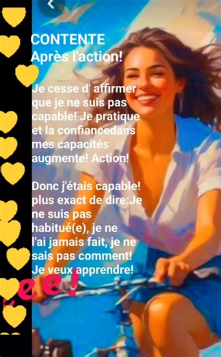 Les anglais disent "Trying is lying! Do it! Essayez, c'est mentir! Fais-le! Lâches le Pourquoi et attrappes le Comment? Et l'action! Sois content dans le fait d'agir, sans connaitre le résultat et non attendre les résultats avant d'être content! | Lise Tremblay