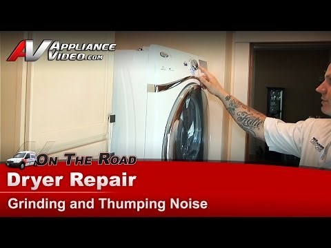 Whirlpool Dryer Repair - Grinding and Thumping Noise - Drum With Seals