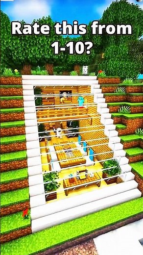 Minecraft: Futuristic Mountain Base Timelapse Build #minecraft