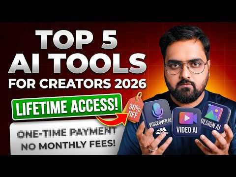 5 Best AI Tools For Content Creation In 2026 | Lifetime Access + 30% OFF