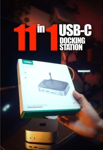 bagi aku docking station ni sesuai sangat kalau korang heavy user mac mini sebab aku punya pun sampai tak cukup port bila terlampau banyak device nak connect ke mac mini dalam satu masa. #ugreen #macmini #macminim4