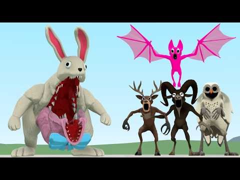 I FOUND EVIL EASTER BUNNY BOSS in ROBLOX 99 NIGHTS IN THE FOREST In Garry's Mod