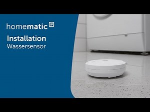 Homematic IP | Installation eines Wassersensors