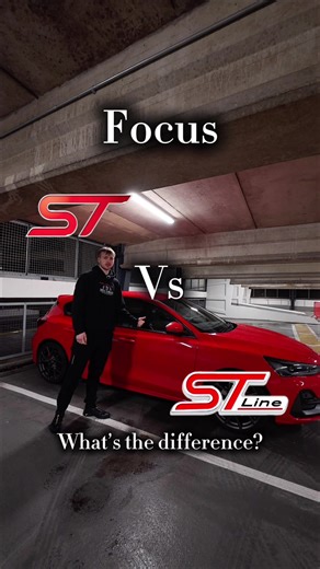 Ford Focus ST vs ST line🔥🚗💨 #cars #carsoftiktokcontest #drive #drive #focusst