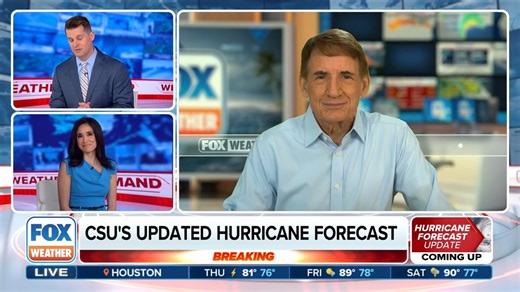 3.5K views · 45 reactions | HURRICANE FORECAST: FOX Weather Hurricane Specialist Bryan Norcross explains what led to the latest hurricane forecast from Colorado State University. Norcross warns the current quiet spell does not mean a quiet hurricane season ahead. | FOX Weather | Facebook