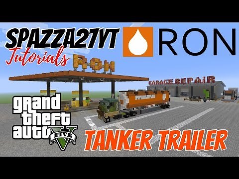 Minecraft RON oil Tanker Trailer Tutorial