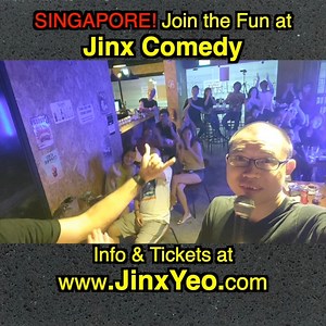#SINGAPORE - come enjoy some belly laughs at #JinxComedy! Final 2 shows of the year... get info & tickets at https://JinxYeo.com . | Jinx Yeo Comedy