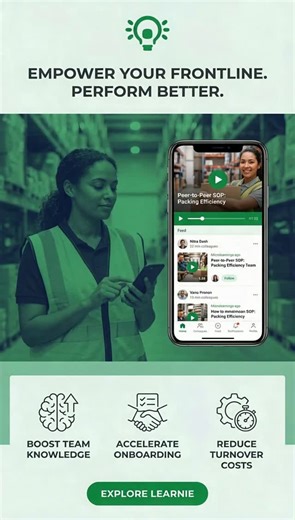 Learnie | 📢 Big news! 🥳 Frontline teams are getting a major boost with Learnie! 🚀 Say goodbye to training struggles and hello to seamless learning.... | Instagram