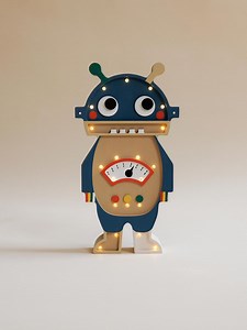 Personalized Wooden Robot Night Light – Handmade Kids Room Lamp, Nursery Decor, Baby Shower Gift, Boys Bedroom Lighting - Etsy