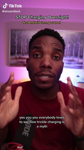 Stop charging your phone overnight! Optimized charging isn’t as great as you think it is! #iphone #android #batteryhealth #tech #shoandtech