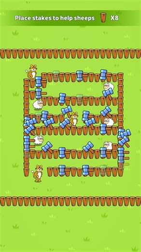 Save the sheep gameplay level complete #games #trandingshorts