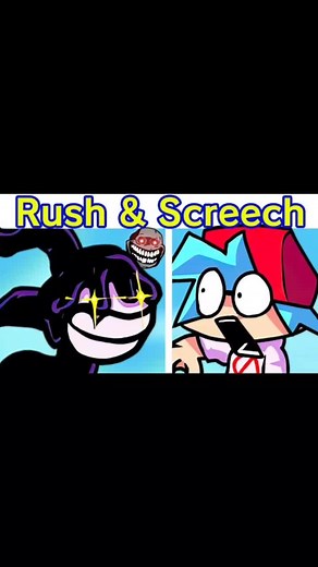 Friday Night Funkin' VS DOORS | Rush & Screech (Roblox DOORS 1 to 100) (FNF Mod/Hard)