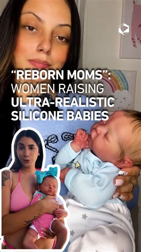 Dolls or babies? 👶 These “Reborn moms” care for silicone infants — changing diapers, co-sleeping, and going viral online. #RebornBaby #baby #loveislove | Cultura Colectiva