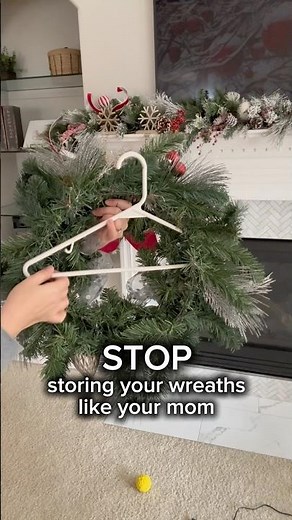 Holiday Decor Take-Down - Wreath Storage
