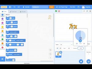 How to change sprite direction in scratch