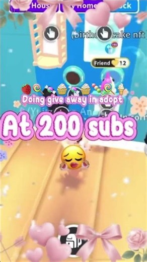 Give away in adopt me at 200 subs