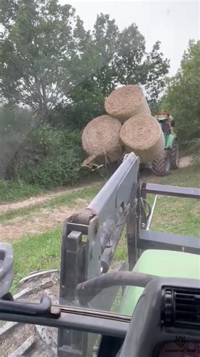 On and gone 🫡 #bales #deutz #farming #essentialagri #agritok