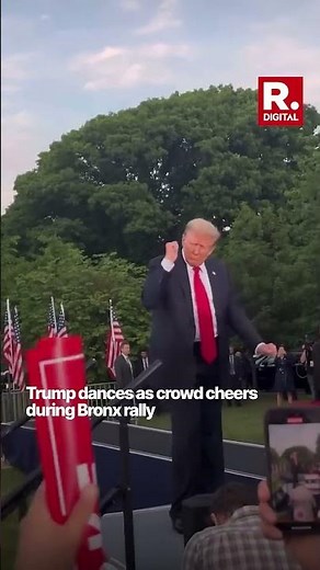 Donald Trump Busts A Move At Campaign Rally In Bronx, Dance Video Surfaces