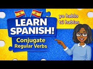 Verb Conjugation in Spanish | Super Easy verb and conjugation | Regular verb conjugation AR, ER, IR