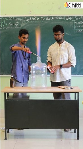 Implosion Crush the Can | Chitti in the School - 08| #ChittiTamil #physics #Highpressure #sciencefun