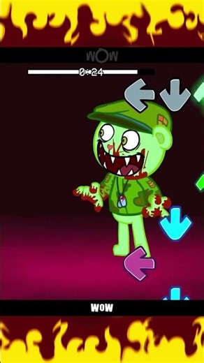 FNF Test Flippy HTF #shortvideo #fnf #fridaynightfunkinmod