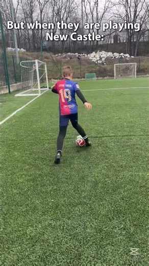 Barća when they are playing New Castle #football #soccer #barcelona #viral #shorts