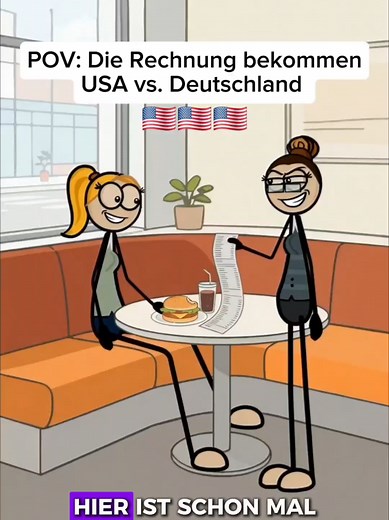 POV: Die Rechnung bekommen USA vs Deutschland 🇩🇪🇺🇲 #amerika #deutsch #animations #relatablevideos