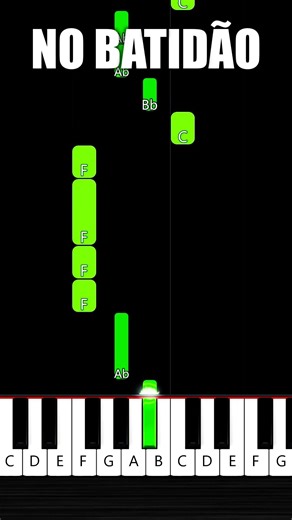 NO BATIDÃO · ZXKAI - BEGINNER Piano Tutorial