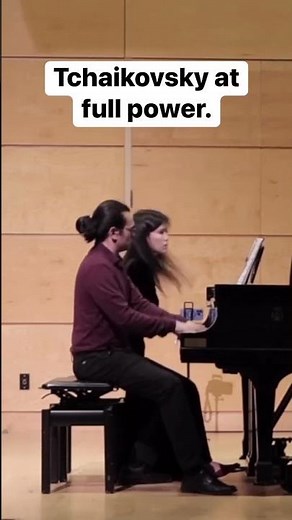 Tchaikovsky at full power, Pas de deux from The Nutcracker, piano 4-hands #pianoduo #pianoduet