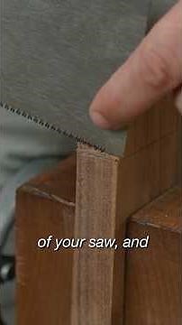 How to Cut Perfectly Flat (Saw Secret) #woodworking #joinery #technique