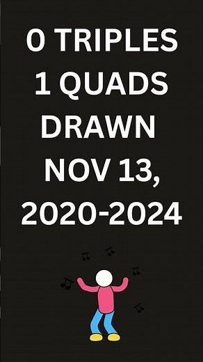 Nov 13 Triples & Quads | On This Day Lottery 🔢