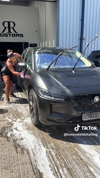 Jaguar I-Pace Pre PPF Health Check Wash