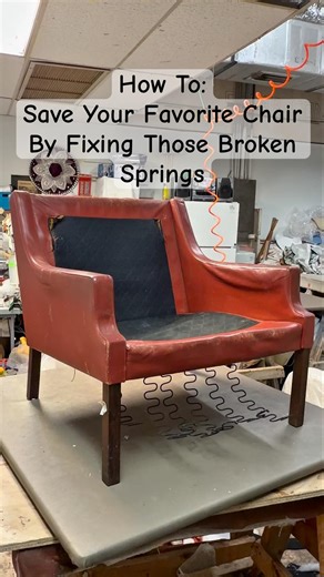 How To Fix Those Broken Springs In Just A Few Easy Steps! #diy #upholstery #howto