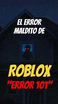 😱 El MENSAJE MALDITO de Roblox que nunca debiste leer 😱 Error_1001 #roblox #error