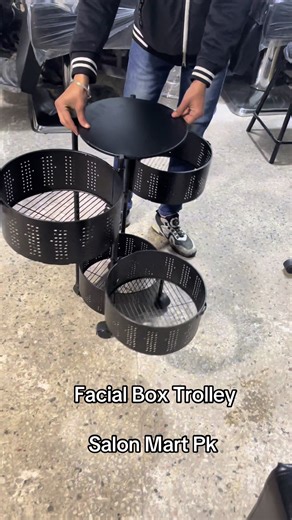 Facial Box Trolley for Professional Salon Use