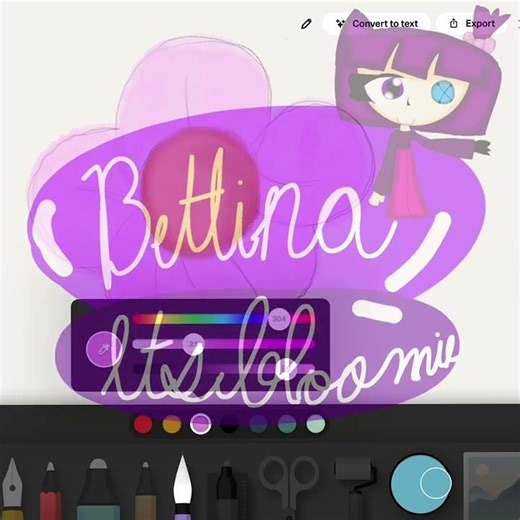 Drawing in a different drawing app