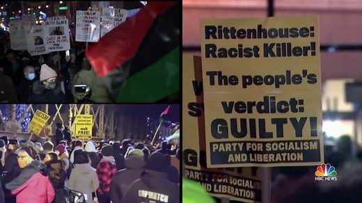 Protests across the U.S. over Kyle Rittenhouse trial verdict