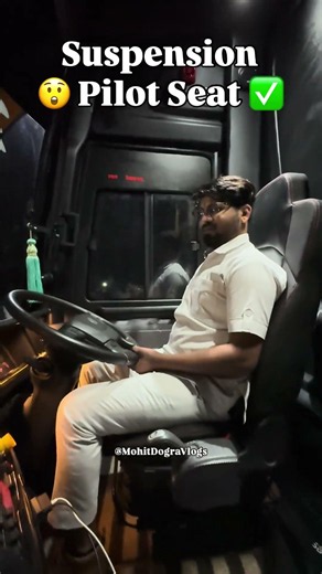 Suspension Pilit seat in Volvo Buses ✅ #buses #automobile #travel #buses #mohitdogravlogs