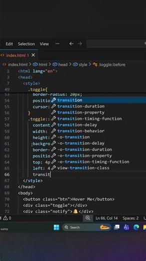 Exploring CSS micro-interactions. #html #css #webdevelopment #codingjourney #webdesign