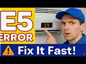 ❗E5 Error Code on AC ❄️ – Real Cause & EASY Fixes 🔧 (Don’t Call a Tech Yet!) ✅